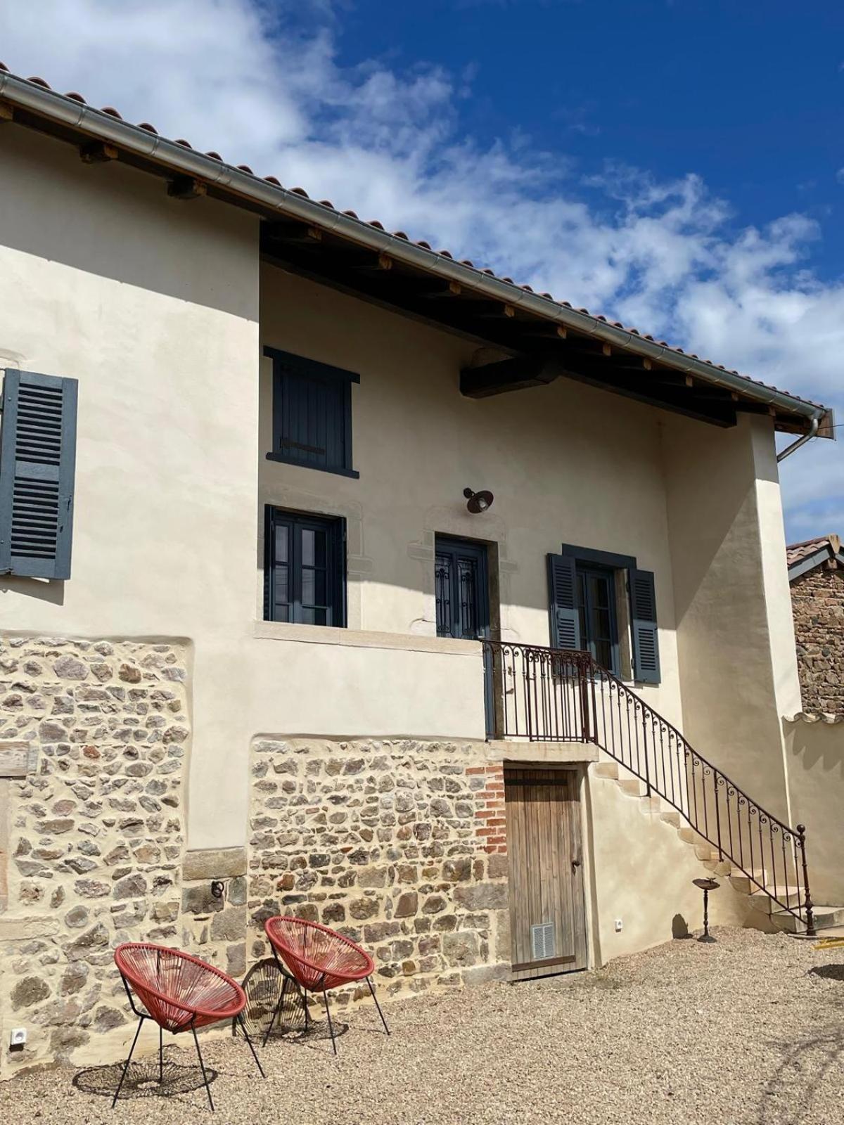 Les Glycines - Domaine Gilles Coperet Bed & Breakfast Regnie-Durette Exterior photo